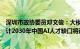 深圳市政协委员邓文俊：大模型落地应用存在四道难关，预计2030年中国AI人才缺口将达400万人