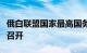 俄白联盟国家最高国务委员会会议在圣彼得堡召开