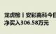 龙虎榜丨安彩高科今日跌停，营业部席位合计净买入306.58万元