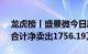 龙虎榜丨盛景微今日跌7.64%，营业部席位合计净卖出1756.19万元