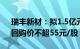 瑞丰新材：拟1.5亿元3亿元回购公司股份，回购价不超55元/股