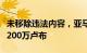 未移除违法内容，亚马逊再遭俄罗斯法院罚款200万卢布