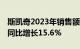 斯凯奇2023年销售额达80亿美元，中国市场同比增长15.6%