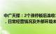 中广天择：2个涨停板后连收3个跌停板，目前生产经营正常，日常经营情况及外部环境未发生重大变化