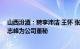 山西汾酒：聘李沛洁 王怀 张永踊为公司副总经理，聘任许志峰为公司董秘