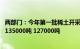 两部门：今年第一批稀土开采 冶炼分离总量控制指标分别为135000吨 127000吨