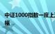 中证1000指数一度上涨8.1%，创历史最大涨幅