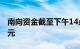 南向资金截至下午14点48分净流入超50亿港元