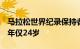 马拉松世界纪录保持者基普图姆因车祸去世，年仅24岁