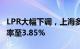 LPR大幅下调，上海多家银行调整首套房贷利率至3.85%