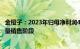 金橙子：2023年归母净利润4405.68万元，振镜产品进入批量销售阶段