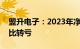 盟升电子：2023年净亏损5261.87万元，同比转亏