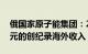 俄国家原子能集团：2023年获得超160亿美元的创纪录海外收入