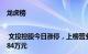 龙虎榜 | 文投控股今日涨停，上榜营业部席位全天合计净买入2762.84万元