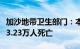 加沙地带卫生部门：本轮巴以冲突已致加沙超3.23万人死亡