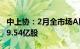 中上协：2月全市场A股总股本比上月净减少29.54亿股