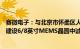 赛微电子：与北京市怀柔区人民政府签署战略合作协议，拟建设6/8英寸MEMS晶圆中试生产线和研发平台