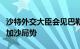 沙特外交大臣会见巴勒斯坦总理兼外长，讨论加沙局势