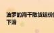 波罗的海干散货运价指数连续第14个交易日下滑