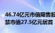 46.74亿元市值限售股今日解禁，华曙高科解禁市值27.5亿元居首