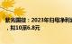 紫光国微：2023年归母净利润25.31亿元，同比下降3.84%，拟10派6.8元