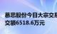 慕思股份今日大宗交易折价成交220万股，成交额6518.6万元