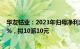 华友钴业：2023年归母净利润33.51亿元，同比下降14.25%，拟10派10元