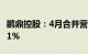 鹏鼎控股：4月合并营收22亿元，同比增52.21%