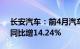 长安汽车：前4月汽车销量累计90.22万辆，同比增14.24%