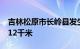 吉林松原市长岭县发生3.6级地震，震源深度12千米