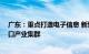 广东：重点打造电子信息 新型储能等一批万亿级 千亿级出口产业集群