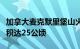 加拿大麦克默里堡山火处于失控状态，过火面积达25公顷