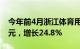 今年前4月浙江体育用品及设备出口超100亿元，增长24.8%