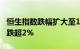 恒生指数跌幅扩大至1%，小鹏汽车 理想汽车跌超2%