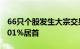 66只个股发生大宗交易，赛意信息折价率22.01%居首