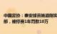 中国足协：泰安球员姚道刚实施暴力行为 用手推击裁判员面部，被停赛1年罚款10万