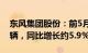 东风集团股份：前5月累计汽车销量81.19万辆，同比增长约5.9%