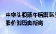 中字头股票午后震荡反弹，中国海油涨超4%股价创历史新高