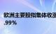 欧洲主要股指集体收涨，德国DAX30指数涨0.99%