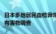 日本多地居民血检异常，政府启动全国自来水有害物调查