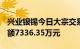 兴业银锡今日大宗交易成交526.9万股，成交额7336.35万元