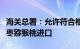 海关总署：允许符合相关要求的新西兰鲜食软枣猕猴桃进口