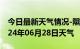 今日最新天气情况-隰县天气预报临汾隰县2024年06月28日天气