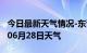 今日最新天气情况-东营天气预报东营2024年06月28日天气