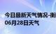 今日最新天气情况-衡阳天气预报衡阳2024年06月28日天气