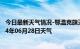 今日最新天气情况-鄂温克旗天气预报呼伦贝尔鄂温克旗2024年06月28日天气