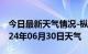 今日最新天气情况-枞阳天气预报安庆枞阳2024年06月30日天气