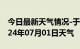 今日最新天气情况-于洪天气预报沈阳于洪2024年07月01日天气