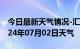 今日最新天气情况-汇川天气预报遵义汇川2024年07月02日天气