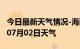 今日最新天气情况-海西天气预报海西2024年07月02日天气